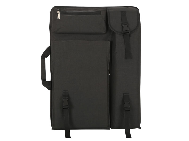 黑色磨砂捆绑多功能画板袋