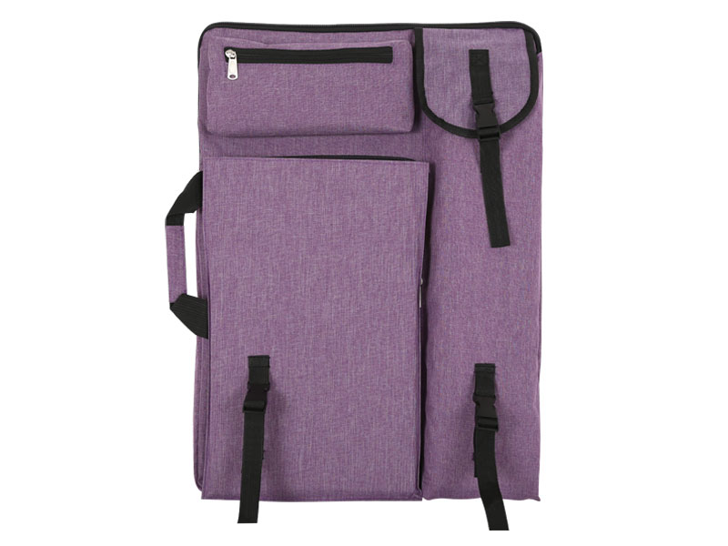 紫色磨砂捆绑多功能画板袋