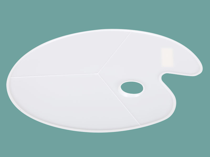 椭圆形厚沿调色板